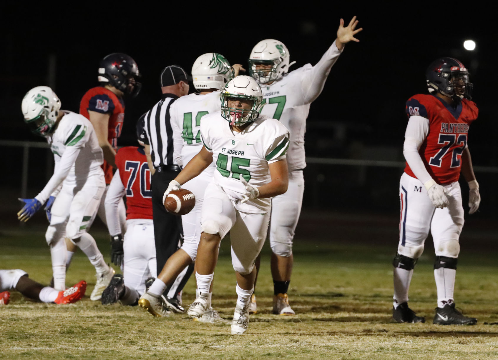 St. Joseph vs San Joaquin Memorial Football